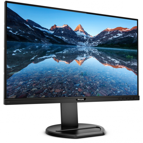 Philips B Line 243B9 - LED monitor - 24" (23.8" viewable) - 1920 x 1080 Full HD (1080p) @ 75 Hz - IPS - 250 cd / m² - 1000:1 - 4 ms - HDMI, VGA, DisplayPort, USB-C - speakers - black texture - 26