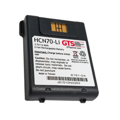 GTS HCN70-Li - Handheld battery (equivalent to: Intermec 318-043-002, Intermec 318-043-012, Intermec 318-043-022, Intermec 318-043-023) - Lithium Ion - 4000 mAh - for Intermec CN70, CN70A, CN70e - 2