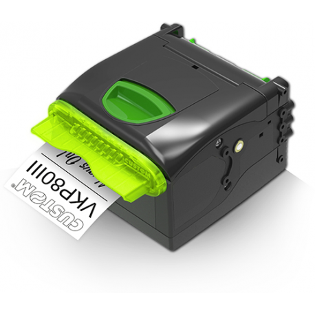 Custom VKP80III - Side connection - receipt printer - thermal transfer - Roll (8.25 cm) - 203 dpi - up to 250 mm / sec - USB 2.0, LAN - 1