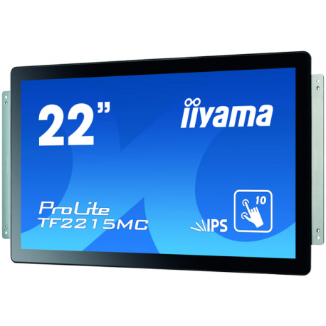 iiyama ProLite TF2215MC-B2 - LED monitor - 22" (21.5" viewable) - open frame - touchscreen - 1920 x 1080 Full HD (1080p) @ 60 Hz - IPS - 350 cd / m² - 1000:1 - 14 ms - HDMI, VGA, DisplayPort - black - 4