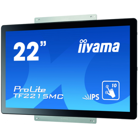 iiyama ProLite TF2215MC-B2 - LED monitor - 22" (21.5" viewable) - open frame - touchscreen - 1920 x 1080 Full HD (1080p) @ 60 Hz - IPS - 350 cd / m² - 1000:1 - 14 ms - HDMI, VGA, DisplayPort - black - 12