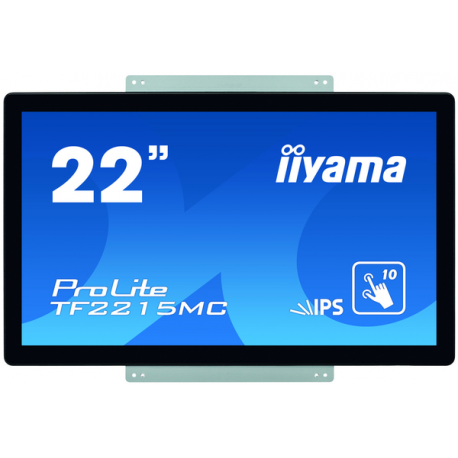iiyama ProLite TF2215MC-B2 - LED monitor - 22" (21.5" viewable) - open frame - touchscreen - 1920 x 1080 Full HD (1080p) @ 60 Hz - IPS - 350 cd / m² - 1000:1 - 14 ms - HDMI, VGA, DisplayPort - black - 15