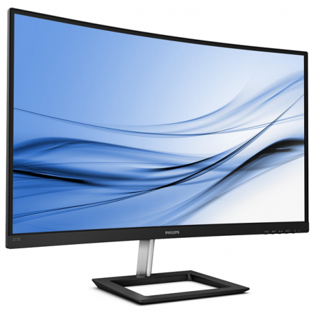 Philips E-line 272E1CA - LED monitor - curved - 27" - 1920 x 1080 Full HD (1080p) @ 75 Hz - VA - 250 cd / m² - 3000:1 - 4 ms - HDMI, VGA, DisplayPort - speakers - textured black - 4