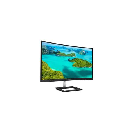 Philips E-line 272E1CA - LED monitor - curved - 27" - 1920 x 1080 Full HD (1080p) @ 75 Hz - VA - 250 cd / m² - 3000:1 - 4 ms - HDMI, VGA, DisplayPort - speakers - textured black - 8