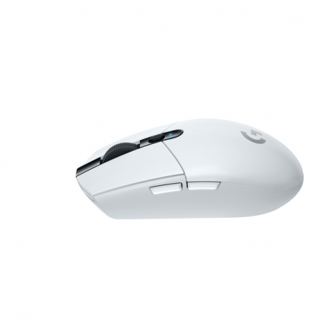Logitech G G305 - Mouse - optical - 6 buttons - wireless - LIGHTSPEED - USB wireless receiver - white - 2