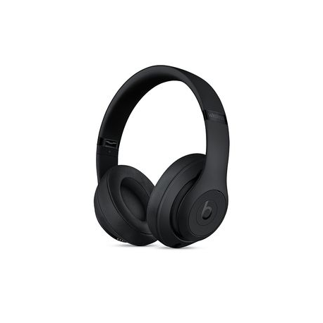 Beats Studio3 Wireless - Headphones with mic - full size - Bluetooth - wireless - active noise cancelling - noise isolating - matte black - for iPad / iPhone / iPod / TV / Watch - 0