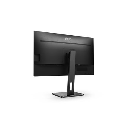 AOC 27P2Q - LED monitor - 27" - 1920 x 1080 Full HD (1080p) @ 75 Hz - IPS - 250 cd / m² - 1000:1 - 4 ms - HDMI, DVI, DisplayPort, VGA - speakers - black - 1