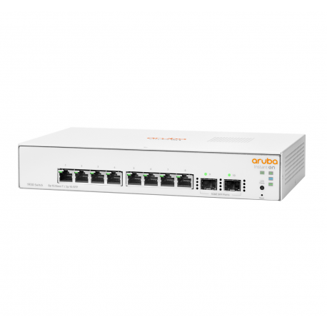 HPE Aruba Instant On 1930 8G 2SFP Switch - Switch - L3 - Managed - 8 x 10 / 100 / 1000 + 2 x Gigabit SFP - desktop - 1
