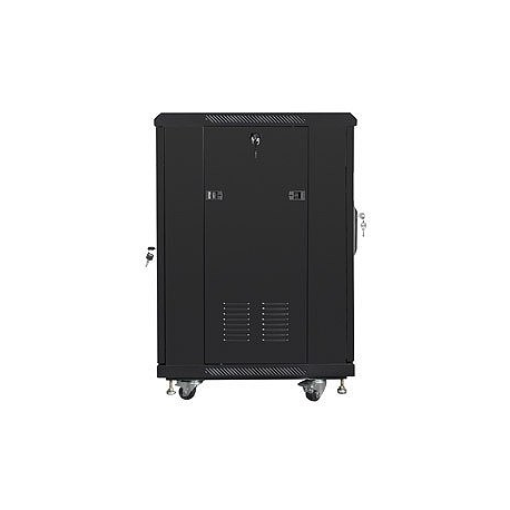 Lanberg - Rack cabinet - black, RAL 9004 - 15U - 19" - 4