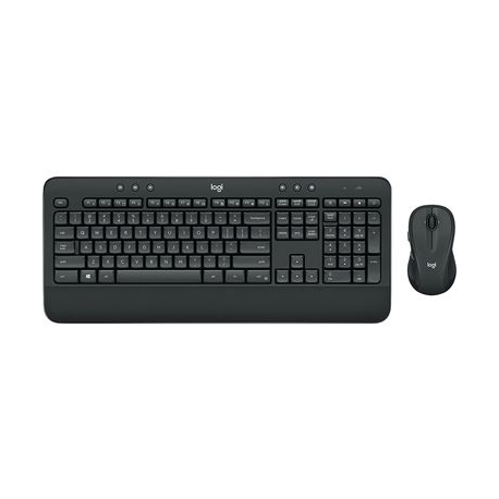 Logitech MK545 Advanced - Keyboard and mouse set - wireless - 2.4 GHz - QWERTY - US International - 4