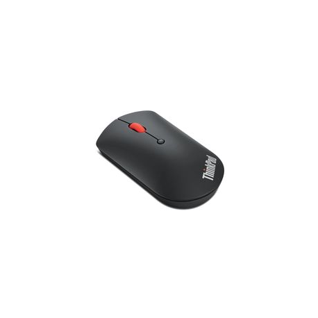 Lenovo ThinkPad Silent - Mouse - right and left-handed - blue optical - 3 buttons - wireless - Bluetooth 5.0 - iron grey - retail - for ThinkCentre M80t Gen 3; ThinkCentre neo 50; ThinkPad T14s Gen 3; V50t Gen 2-13 - 1
