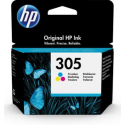 HP 305 - 4.48 ml - colour (cyan, magenta, yellow) - original - ink cartridge - for Deskjet 1255, 23XX, 27XX, 41XX; DeskJet Plus 41XX; Envy 60XX, 6420; ENVY Pro 64XX