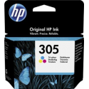 HP 305 - Colour (cyan, magenta, yellow) - original - ink cartridge - for Deskjet 1255, 23XX, 27XX, 41XX; DeskJet Plus 41XX; Envy 60XX, 64XX; ENVY Pro 64XX