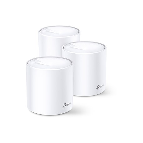 TP-Link Deco X20 - Wi-Fi system (3 routers) - GigE - 802.11a / b / g / n / ac / ax - Dual Band - 1