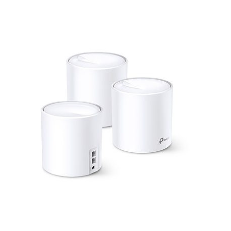 TP-Link Deco X20 - Wi-Fi system (3 routers) - GigE - 802.11a / b / g / n / ac / ax - Dual Band - 2