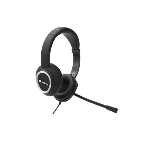 Sandberg MiniJack Chat Headset - Headset - on-ear - wired - 3.5 mm jack - 5