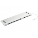 Sandberg USB-C 10-in-1 Docking Station - Docking station - USB-C - VGA, HDMI - GigE