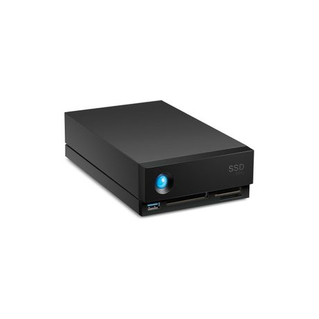 LaCie 1big Dock STHS8000800 - Hard drive array - 8 TB - 1 bays (SATA-600) - HDD 8 TB x 1 - USB 3.1, Thunderbolt 3 (external) - with 5 years Rescue Data Recovery Service Plan - 0