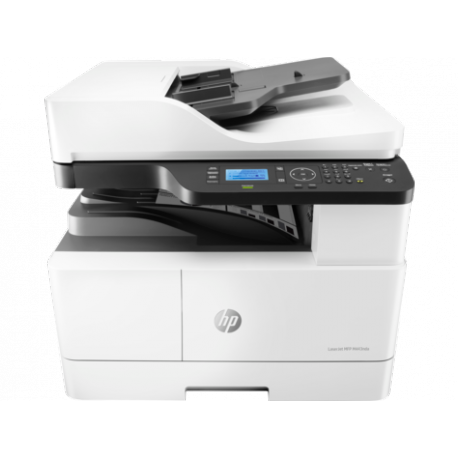 HP LaserJet MFP M443nda - Multifunction printer - B/W - laser - A3/Ledger (297 x 432 mm) (original) - A3/Ledger (media) - up to 25 ppm (copying) - up to 25 ppm (printing) - 350 sheets - USB 2.0, LAN - 0