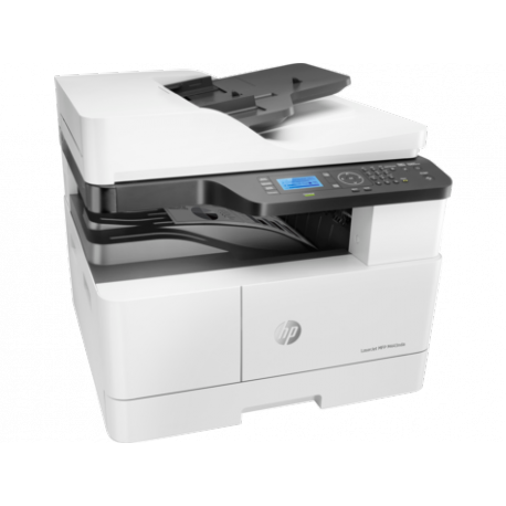 HP LaserJet MFP M443nda - Multifunction printer - B/W - laser - A3/Ledger (297 x 432 mm) (original) - A3/Ledger (media) - up to 25 ppm (copying) - up to 25 ppm (printing) - 350 sheets - USB 2.0, LAN - 1