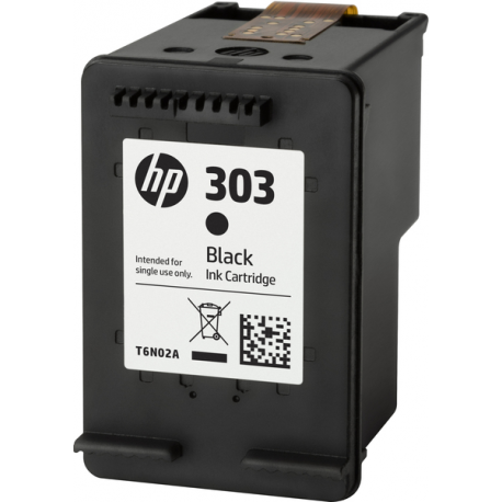 HP 303 - 4 ml - black - original - ink cartridge - for Envy Photo 62XX, Photo 71XX, Photo 78XX; Envy Inspire 72XX, 79XX; Tango; Tango X - 7