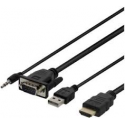 Elo - Video  /  audio  /  USB cable kit - for Elo 1502L, 2002L, 2703LM