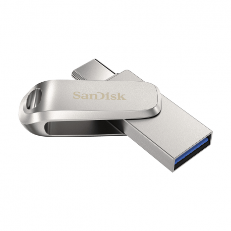 SanDisk Ultra Dual Drive Luxe - USB flash drive - 128 GB - USB 3.1 Gen 1  /  USB-C - 13