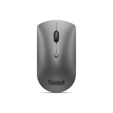 Lenovo ThinkPad Silent - Mouse - right and left-handed - blue optical - 3 buttons - wireless - Bluetooth 5.0 - iron grey - retail - for ThinkCentre M80t Gen 3; ThinkCentre neo 50; ThinkPad T14s Gen 3; V50t Gen 2-13 - 0