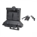 Gamber-Johnson Vehicle Docking Station - No RF - Docking station - VGA, HDMI - 10Mb LAN - with LIND 20-60V Material Handling Isolated Power Adapter - for Zebra XPAD L10; XSLATE L10