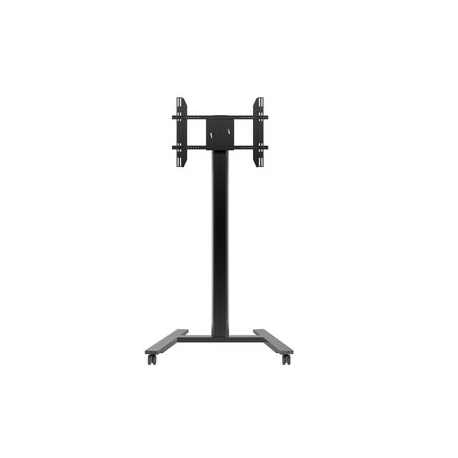 Multibrackets Public Display Stand 180 HD Single - Stand - for flat panel - lockable - aluminium - black - screen size: 55"-80" - mounting interface: up to 800 x 500 mm - 1