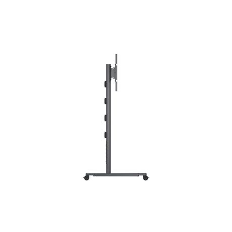 Multibrackets Public Display Stand 180 HD Single - Stand - for flat panel - lockable - aluminium - black - screen size: 55"-80" - mounting interface: up to 800 x 500 mm - 4