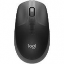 Logitech M190 - Mouse - optical - 3 buttons - wireless - USB wireless receiver - charcoal