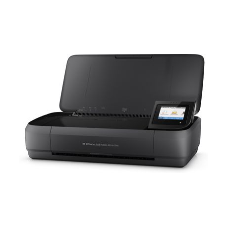 HP Officejet 250 Mobile All-in-One - Multifunction printer - colour - ink-jet - Legal (216 x 356 mm) (original) - A4 / Legal (media) - up to 8 ppm (copying) - up to 10 ppm (printing) - 50 sheets - USB 2.0, USB host, Wi-Fi - 5