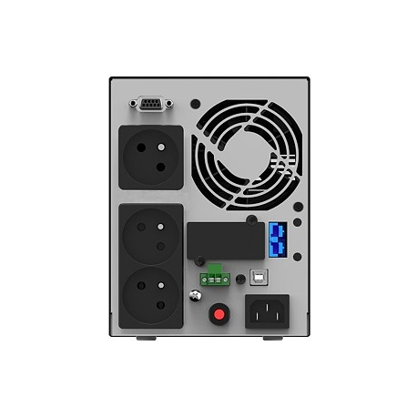 PowerWalker VFI 1000 AT FR - UPS - AC 80-300 V - 900 Watt - 1000 VA - 9 Ah - RS-232, USB - output connectors: 3 - 2