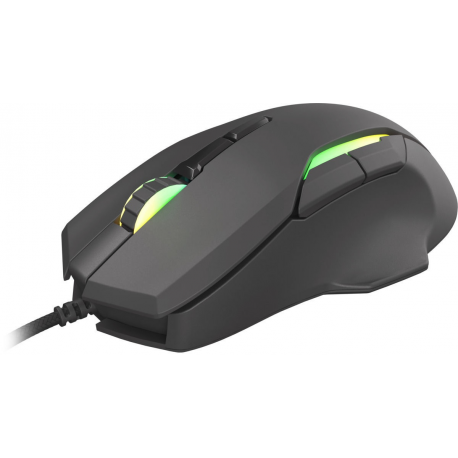Genesis Xenon 220 - Mouse - ergonomic - optical - 7 buttons - wired - USB - black - 5