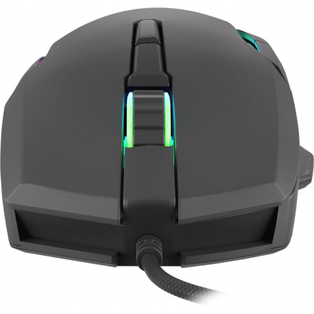 Genesis Xenon 220 - Mouse - ergonomic - optical - 7 buttons - wired - USB - black - 6