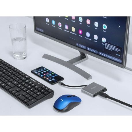 Natec Fowler Mini - Docking station - USB-C - HDMI - 7