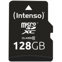 Intenso - Flash memory card (microSDXC to SD adapter included) - 128 GB - Class 10 - microSDXC