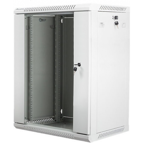 Lanberg - Rack cabinet - wall mountable - grey, RAL 7035 - 15U - 19" - 0