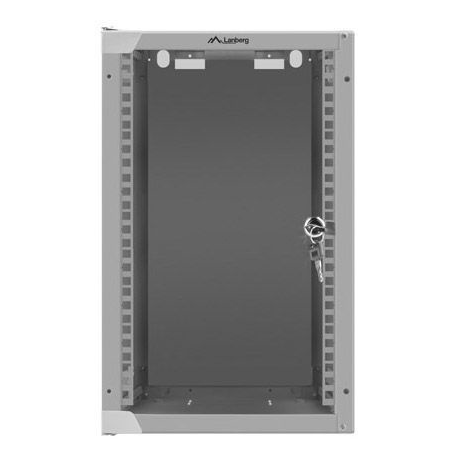 Lanberg - Rack cabinet - wall mountable - grey, RAL 7035 - 9U - 10" - 1