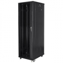 Lanberg - Rack cabinet - black, RAL 9004 - 42U - 19"