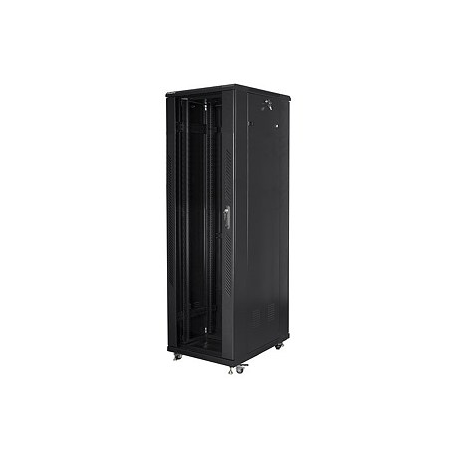 Lanberg - Rack cabinet - black, RAL 9004 - 42U - 19" - 1