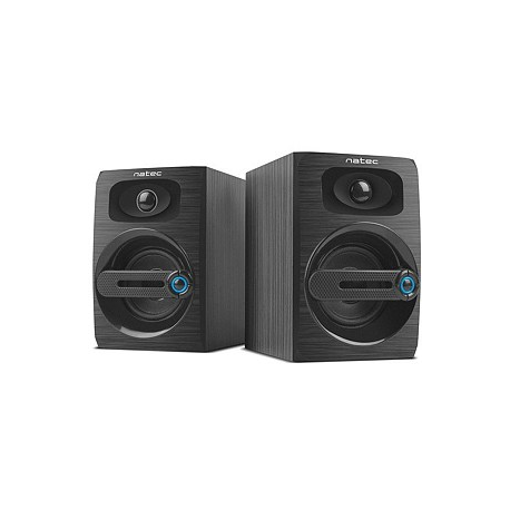 Natec COUGAR - Speakers - for PC - 2.0-channel - 6 Watt (Total) - black - 4