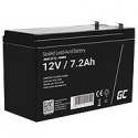 Green Cell - UPS battery - 1 x Sealed Lead Acid (SLA) 7.2 Ah - black