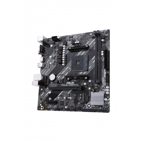 ASUS PRIME A520M-K - Motherboard - micro ATX - Socket AM4 - AMD A520 Chipset - USB 3.2 Gen 1 - Gigabit LAN - onboard graphics (CPU required) - HD Audio (8-channel) - 10