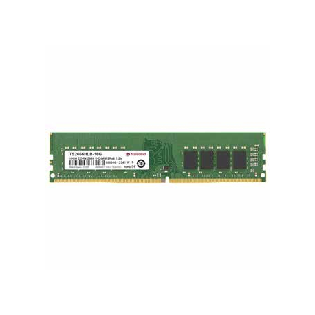 Transcend JetRAM - DDR4 - module - 16 GB - DIMM 288-pin - 3200 MHz  /  PC4-25600 - CL22 - 1.2 V - unbuffered - non-ECC - 2