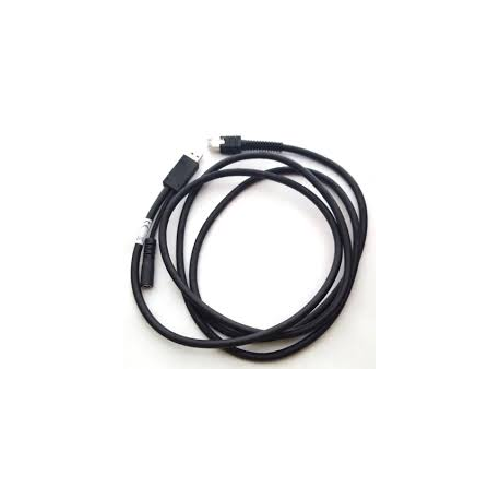 Zebra - USB cable - USB (M) to RJ-45 (10 pin) (M) - 2 m - for Symbol LI3608; Digital Scanner DS3608; Zebra DS3608, DS3678, LI3608, LI3678 - 0