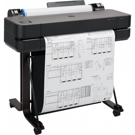 HP DesignJet T630 - 24" large-format printer - colour - ink-jet - A1, ANSI D, Roll (61 cm) - 2400 x 1200 dpi - up to 0.5 min/page (mono) / up to 0.5 min/page (colour) - USB 2.0, LAN, Wi-Fi - 2