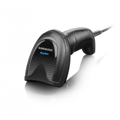 Datalogic Gryphon I GD4520 - High Density (HD) - Kit - barcode scanner - 2D imager - decoded - USB - 1