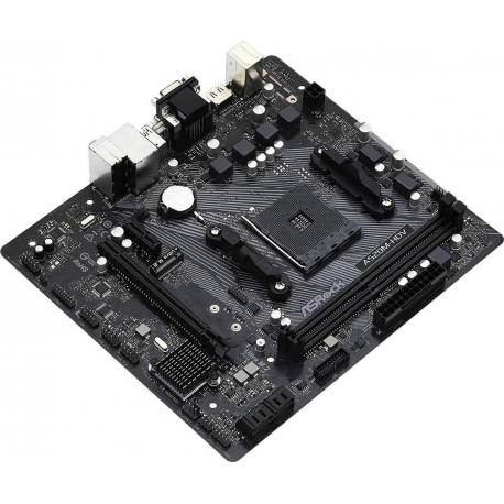 ASRock A520M-HDV - Motherboard - micro ATX - Socket AM4 - AMD A520 Chipset - USB 3.2 Gen 1 - Gigabit LAN - onboard graphics (CPU required) - HD Audio (8-channel) - 2